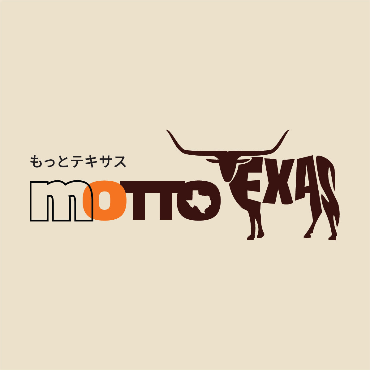 Motto Texas - I love Texas Tee with Japanese Hiragana Chractor