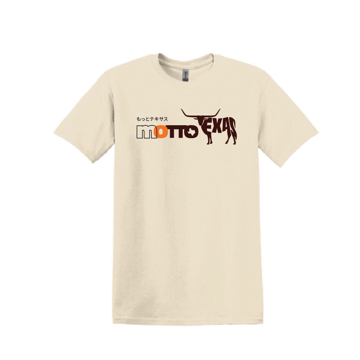 Motto Texas - I love Texas Tee with Japanese Hiragana Chractor