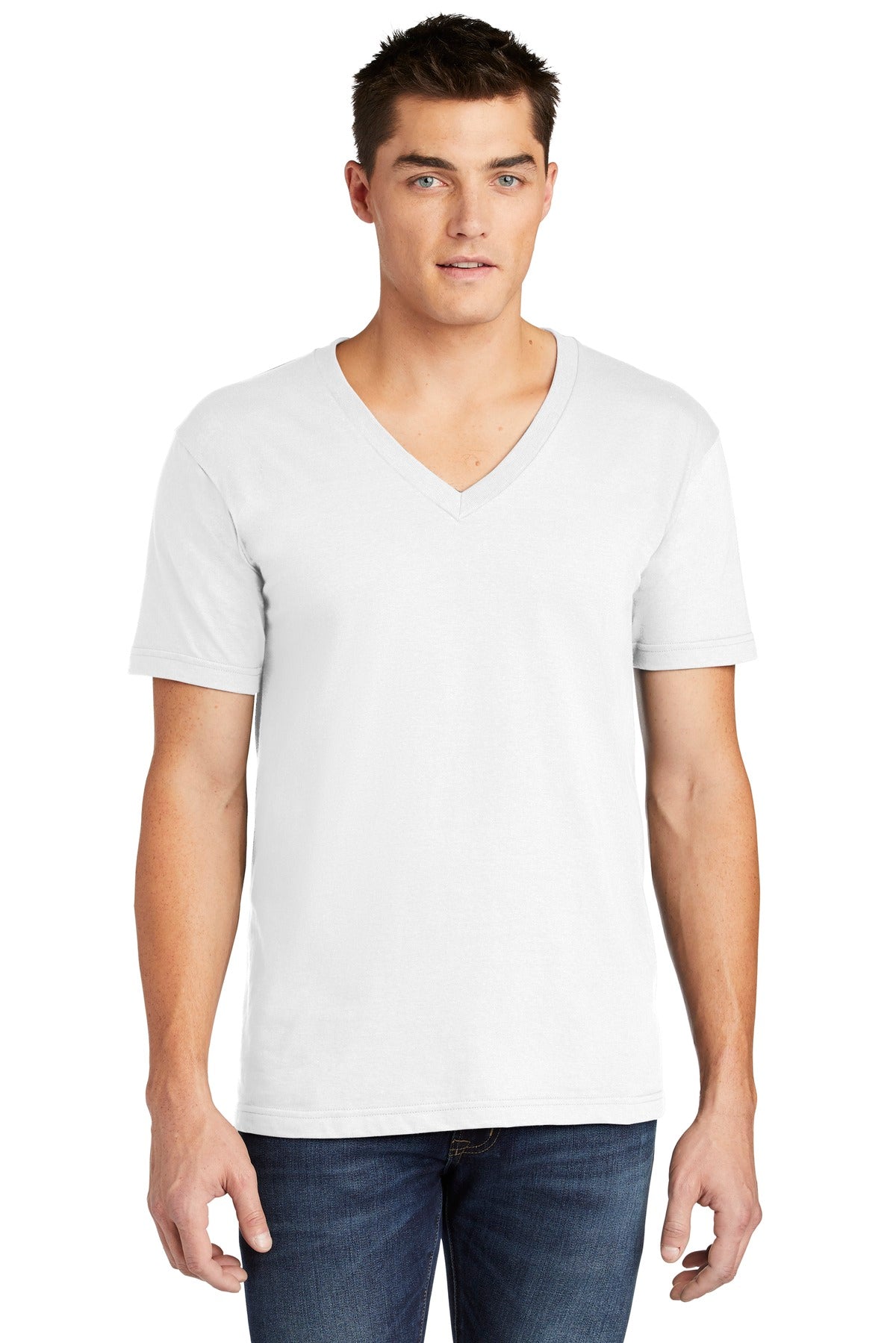 American Apparel ® Fine Jersey V-Neck T-Shirt. 2456W