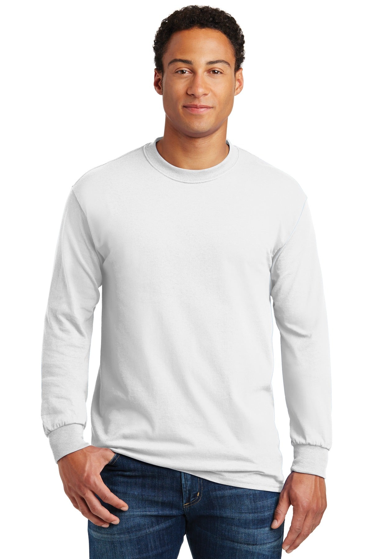 Gildan® - Heavy Cotton™ 100% Cotton Long Sleeve T-Shirt. 5400