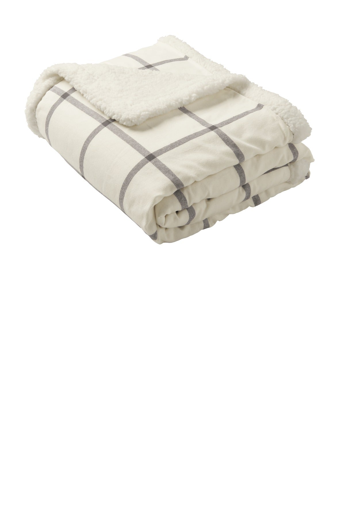 Port Authority ® Flannel Sherpa Blanket. BP43