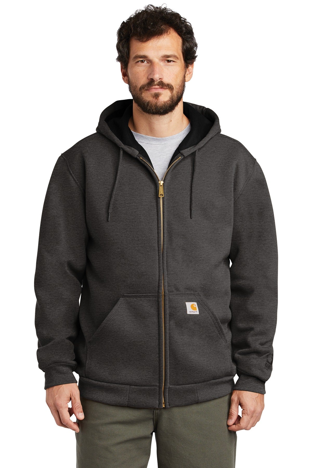 Carhartt ® Rain Defender ® Rutland Thermal-Lined Hooded Zip-Front Sweatshirt. CT100632