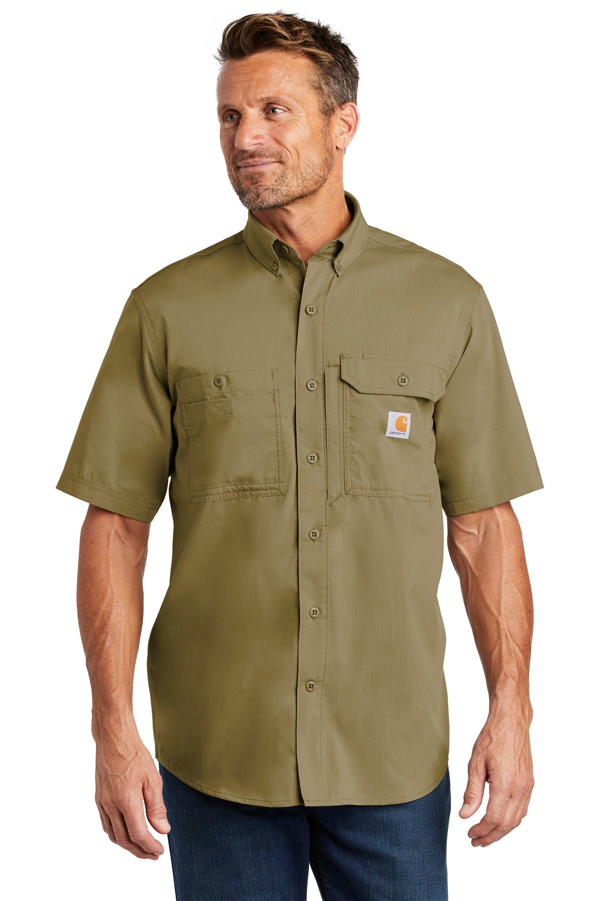 Carhartt Force ® Ridgefield Solid Short Sleeve Shirt. CT102417