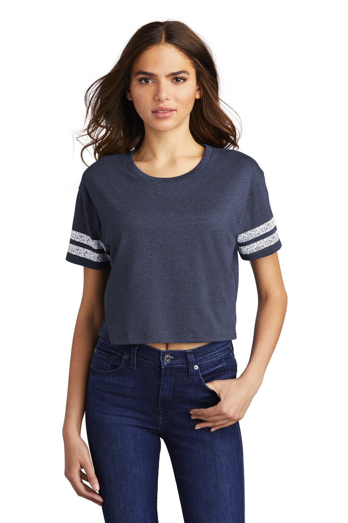 District ® Women's Scorecard Crop Tee DT488
