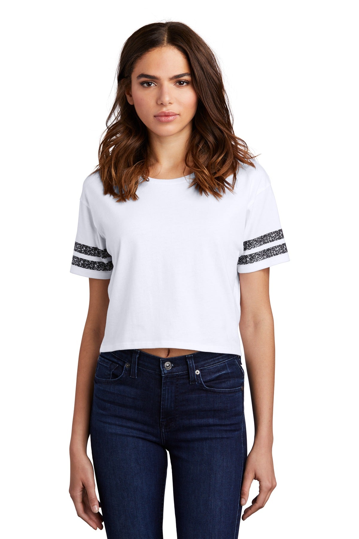 District ® Women's Scorecard Crop Tee DT488