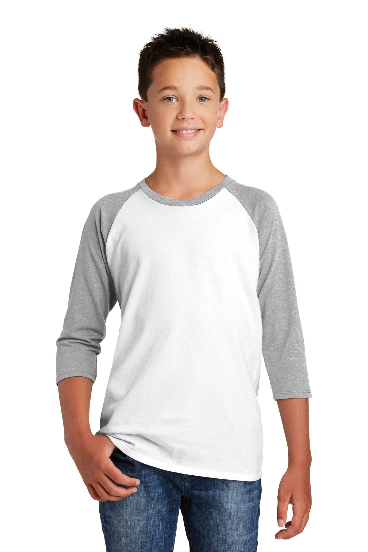 District ® Youth Very Important Tee ® 3/4-Sleeve . DT6210Y