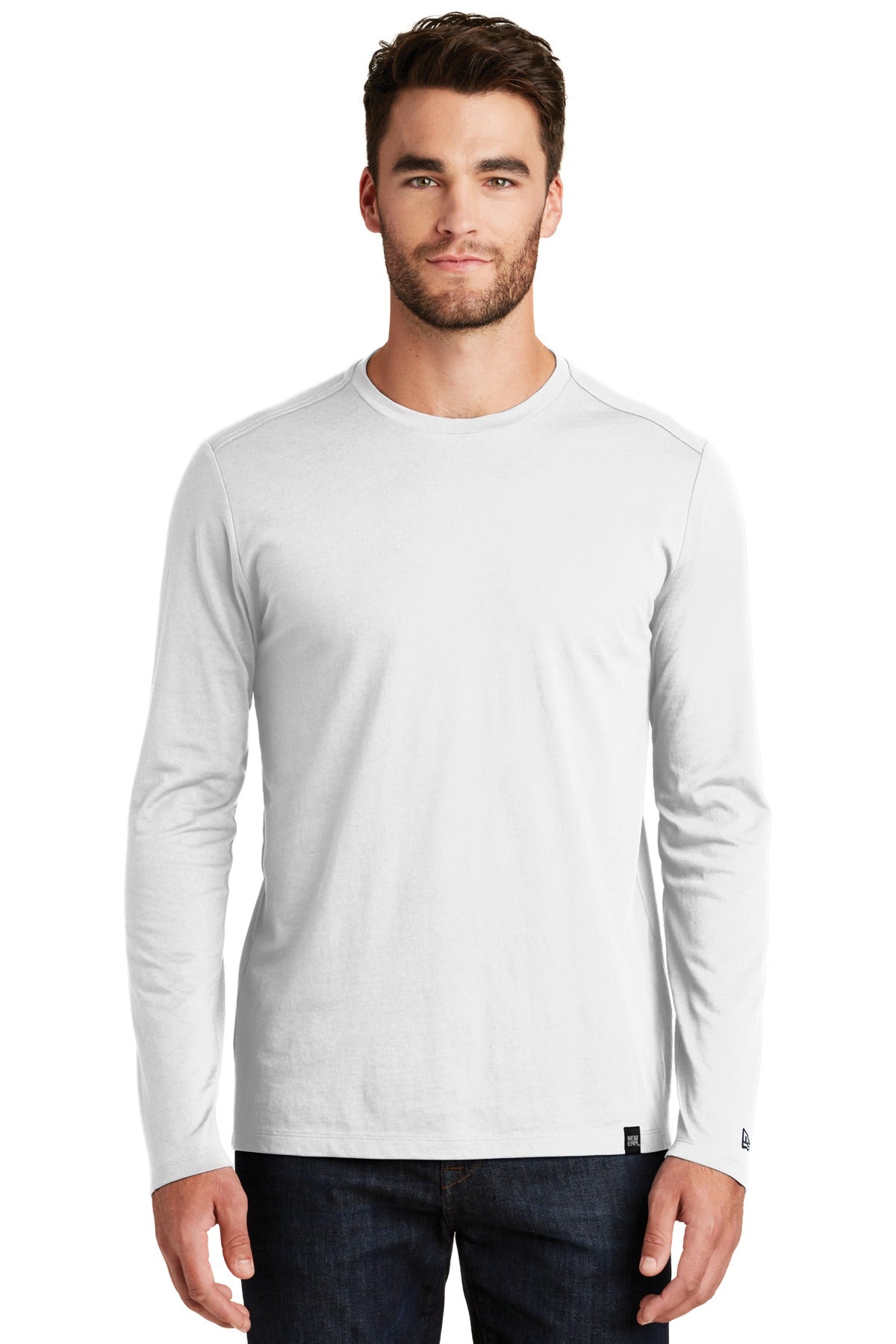 New Era ® Heritage Blend Long Sleeve Crew Tee. NEA102