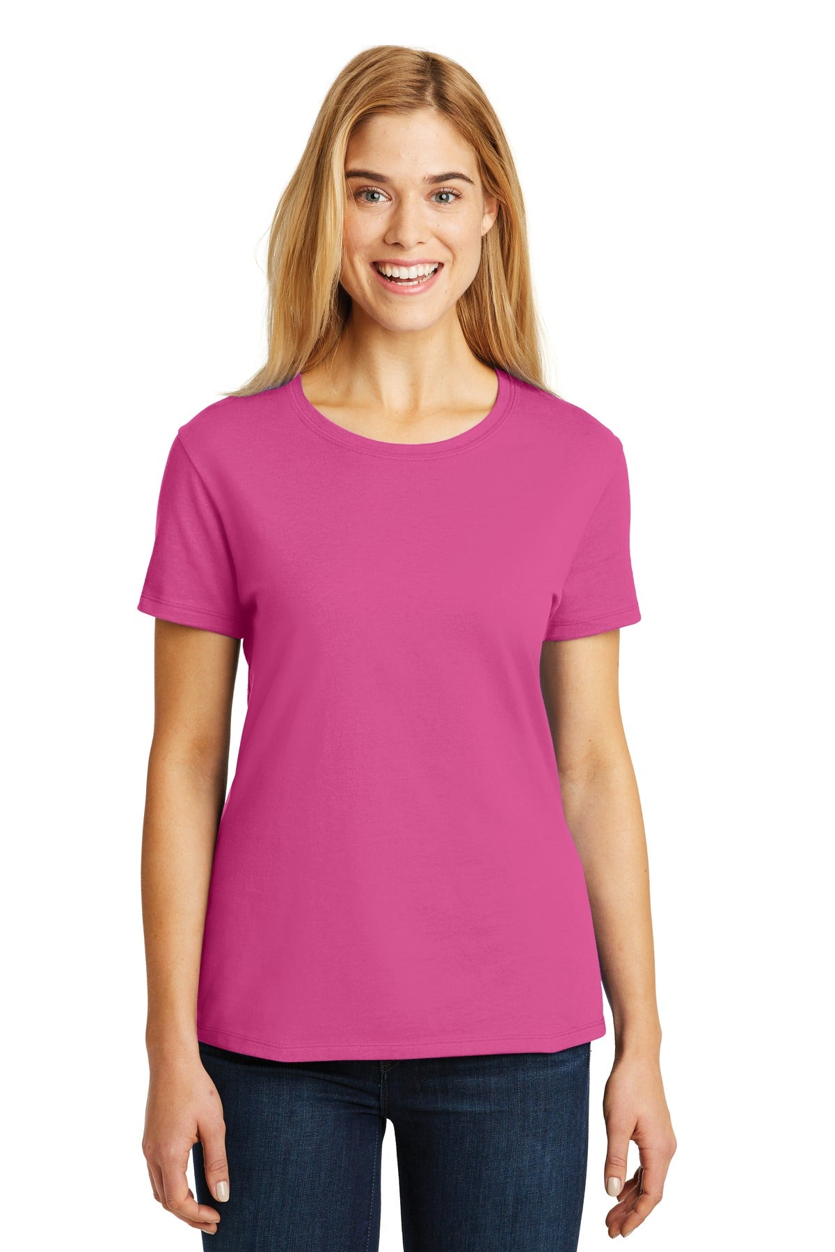 Hanes® - Ladies Perfect-T Cotton T-Shirt. SL04