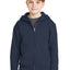 JERZEES® - Youth NuBlend® Full-Zip Hooded Sweatshirt.  993B