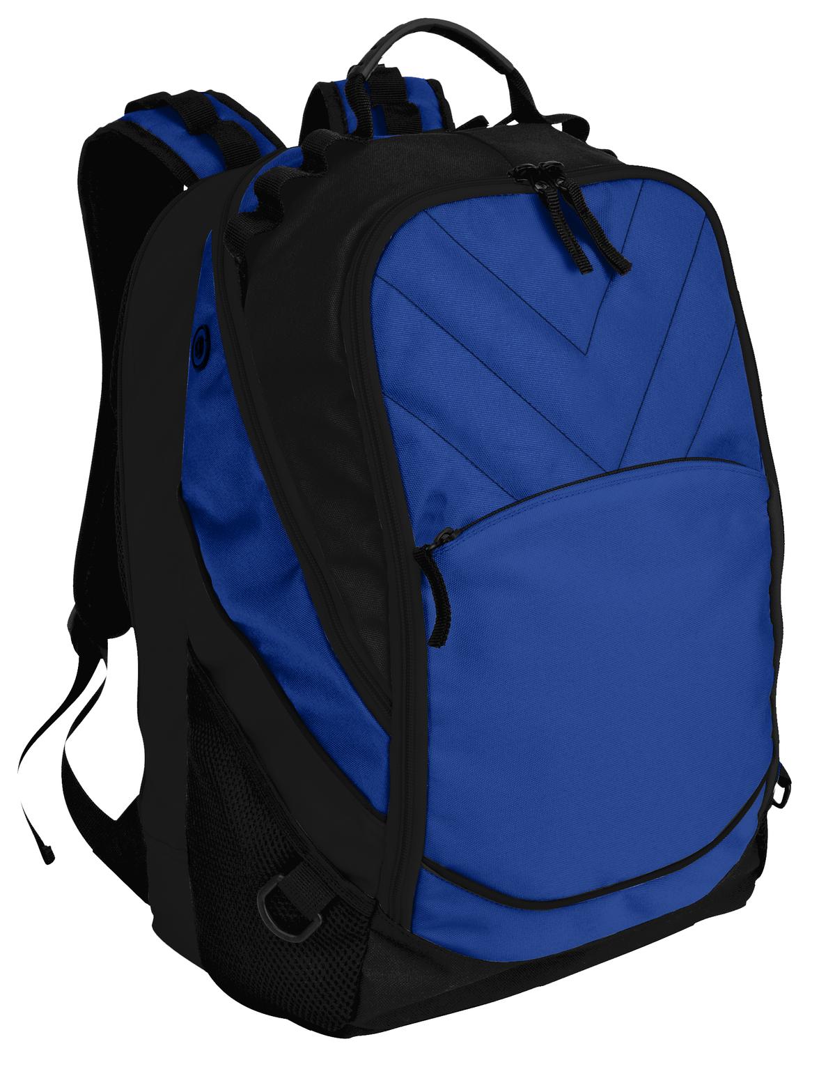 bg100 port authority laptop computer backpack Port Authority BG100 Xcape Computer Backpack, Chili Red/ Black