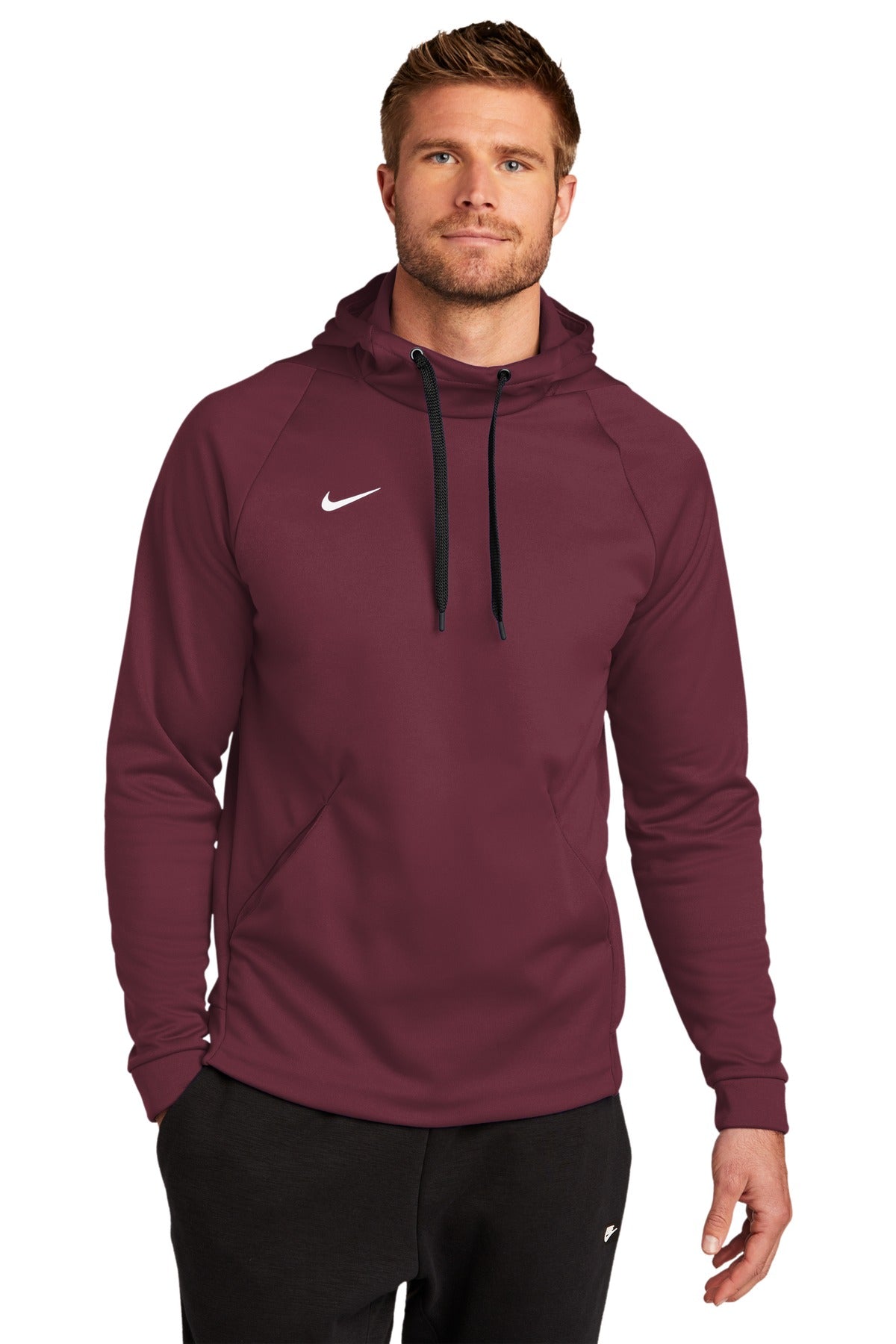 Burgundy nike sale pullover hoodie