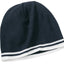 Port & Company® Fine Knit Skull Cap with Stripes.   CP93