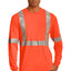 CornerStone® ANSI 107 Class 2 Long Sleeve Safety T-Shirt. CS401LS