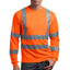 CornerStone® - ANSI 107 Class 3 Long Sleeve Snag-Resistant Reflective T-Shirt. CS409