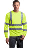 CornerStone® - ANSI 107 Class 3 Long Sleeve Snag-Resistant Reflective T-Shirt. CS409