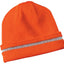CornerStone® - Enhanced Visibility Beanie with Reflective Stripe.  CS800