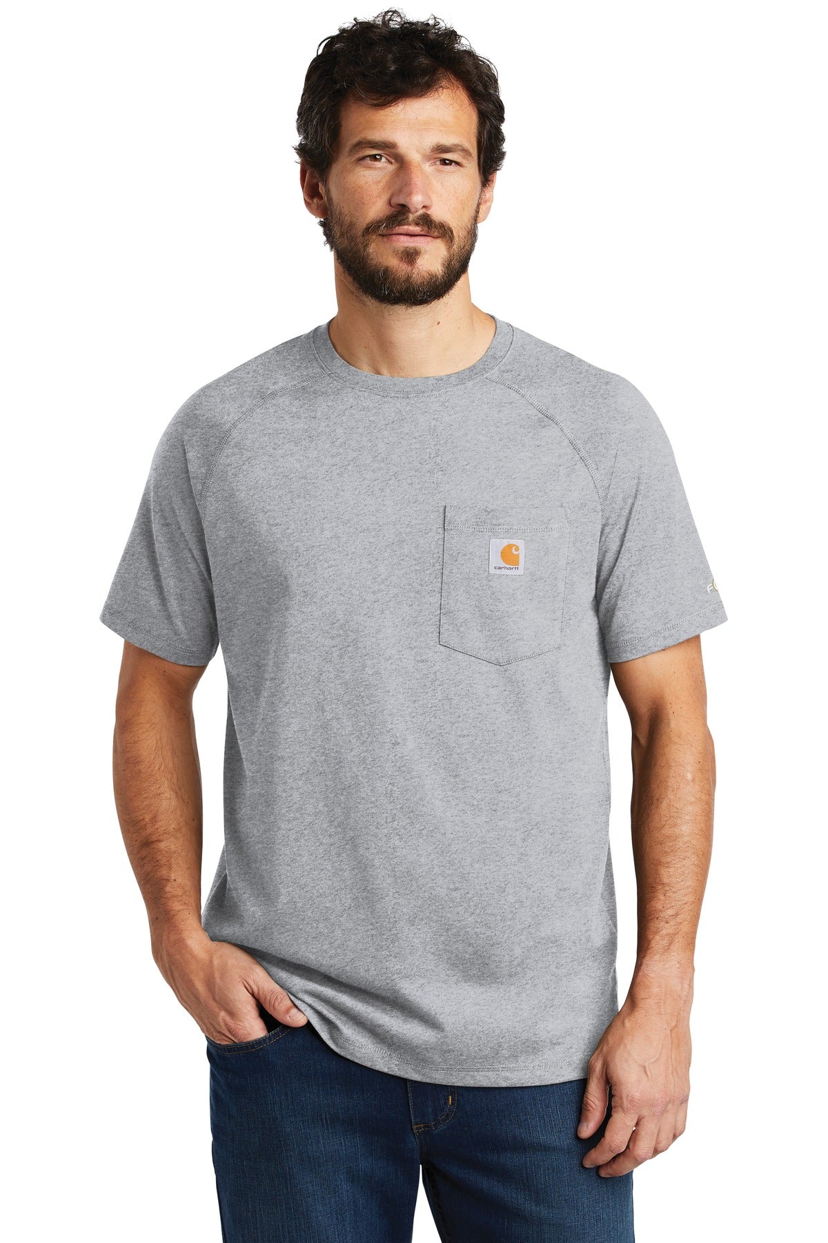 Carhartt Force ® Cotton Delmont Short Sleeve T-Shirt. CT100410