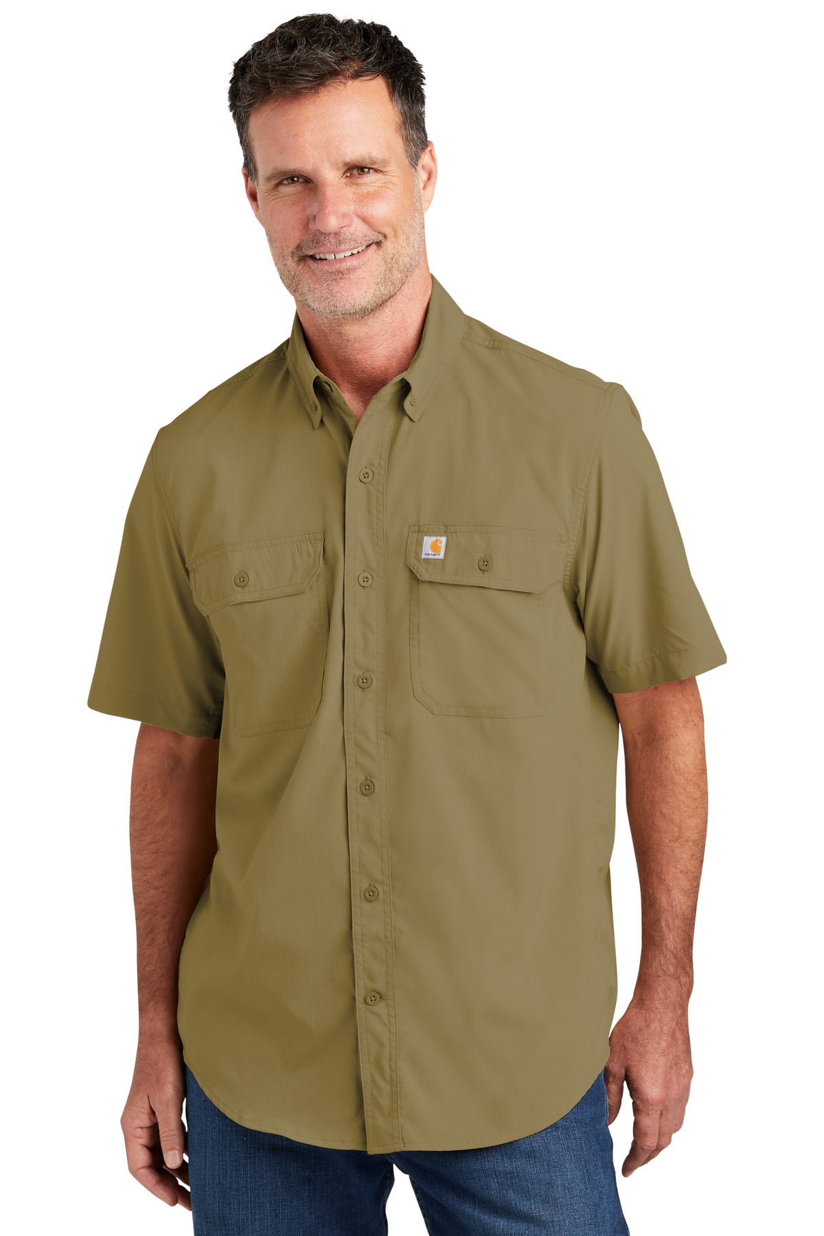 Carhartt Rugged Professional & Series Long Sleeve Shirt CT102538 L Black