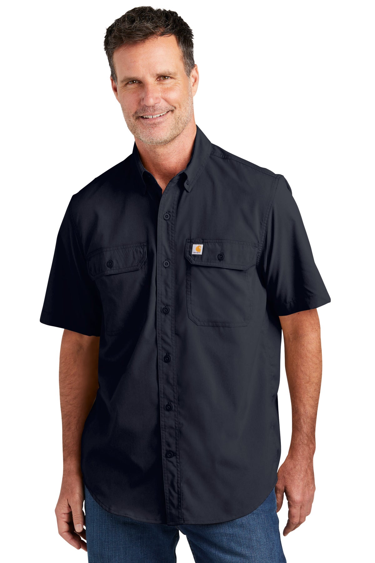 Carhartt Rugged Professional & Series Long Sleeve Shirt CT102538 L Black