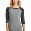 District® Women's Perfect Tri® 3/4-Sleeve Raglan. DM136L
