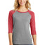 District® Women's Perfect Tri® 3/4-Sleeve Raglan. DM136L