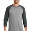 District ® Perfect Tri® 3/4-Sleeve Raglan. DM136