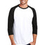 District ® Perfect Tri® 3/4-Sleeve Raglan. DM136
