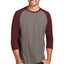 District ® Perfect Tri® 3/4-Sleeve Raglan. DM136
