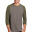 District ® Perfect Tri® 3/4-Sleeve Raglan. DM136
