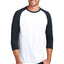 District ® Perfect Tri® 3/4-Sleeve Raglan. DM136