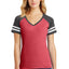 District ® Women's Game V-Neck Tee. DM476
