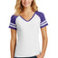District ® Women's Game V-Neck Tee. DM476