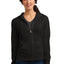 District® Women's Fitted Jersey Full-Zip Hoodie. DT2100