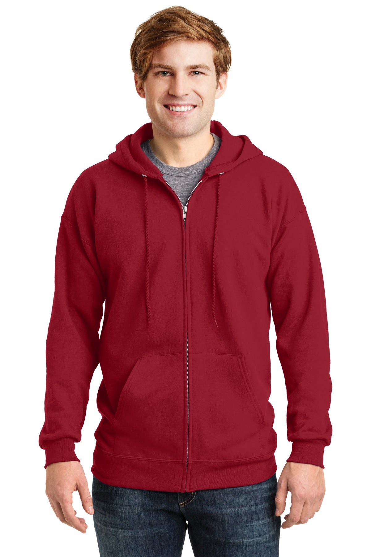 Hanes® Ultimate Cotton® - Full-Zip Hooded Sweatshirt.  F283