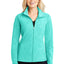 Port Authority® Ladies Heather Microfleece Full-Zip Jacket. L235