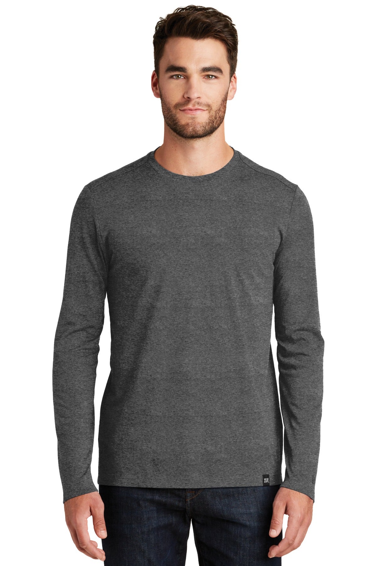 New Era ® Heritage Blend Long Sleeve Crew Tee. NEA102