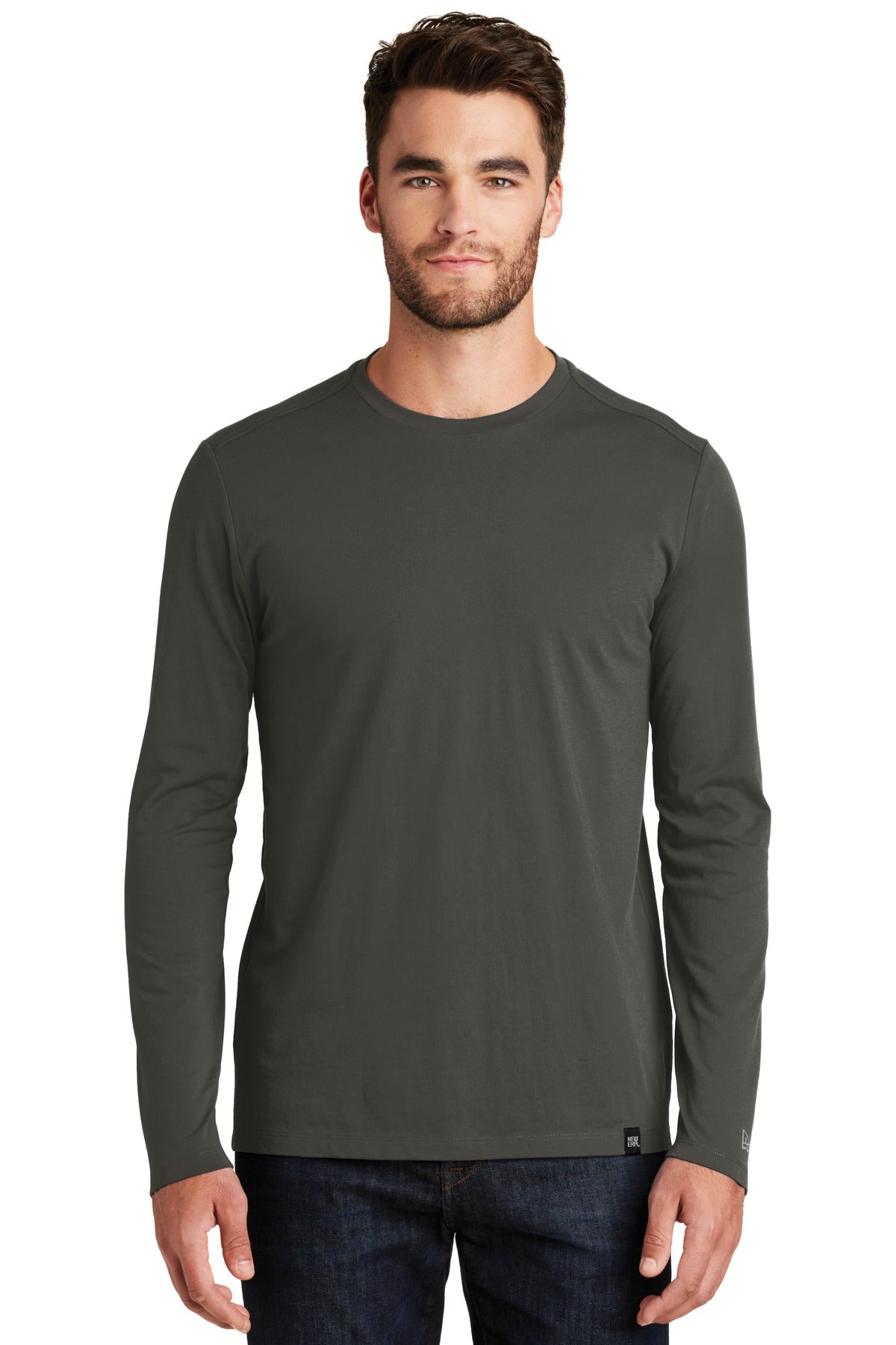 New Era ® Heritage Blend Long Sleeve Crew Tee. NEA102