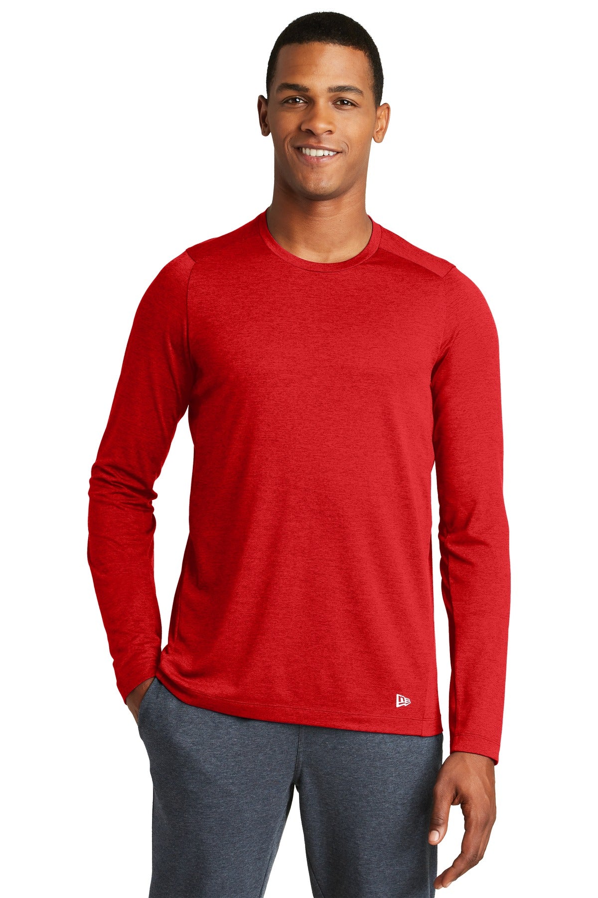 New Era ® Series Performance Long Sleeve Crew Tee. NEA201