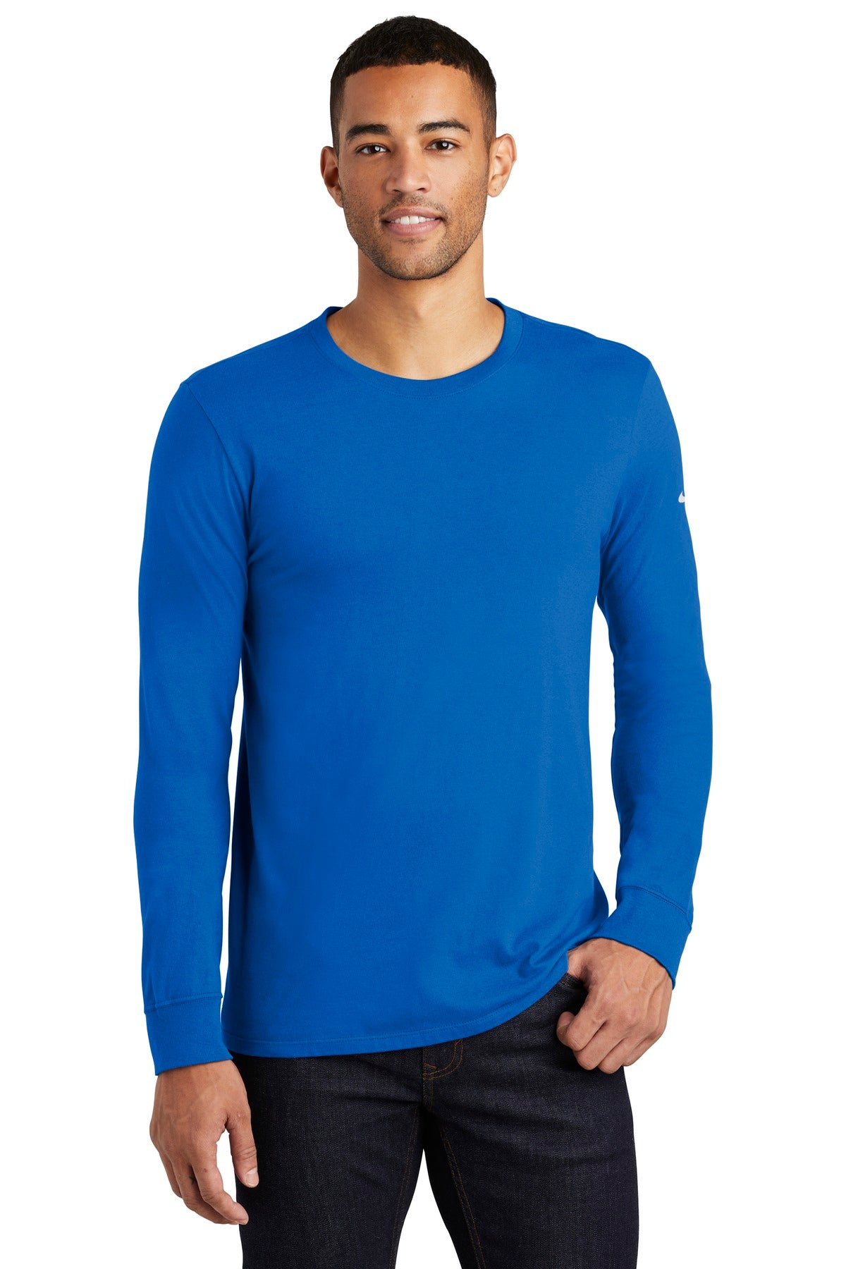 Nike Core Cotton Long Sleeve Tee. NKBQ5232 Custom4all