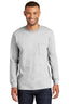 Port & Company® Tall Long Sleeve Essential Pocket Tee. PC61LSPT