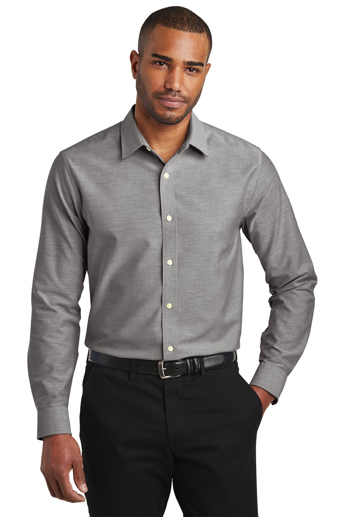 Port Authority ® Slim Fit SuperPro ™ Oxford Shirt. S661