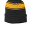 Sport-Tek® Stripe Pom Pom Beanie.  STC28