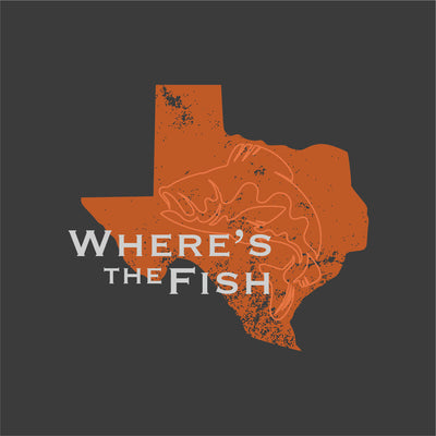 WHERE'S THE FISH? Texas Lake Fisherman Tee
